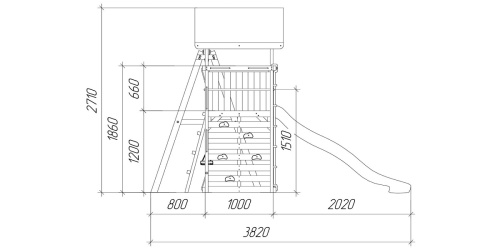 Детская площадка для дачи Савушка TooSun 8