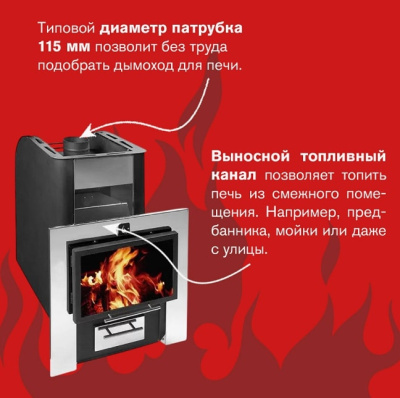 Печь для бани Термофор 16 Плазма антрацит