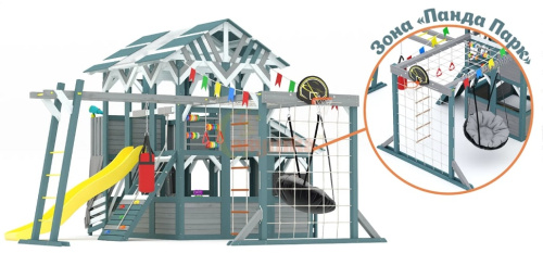 Детский игровой комплекс для дачи Савушка PlayHouse-4