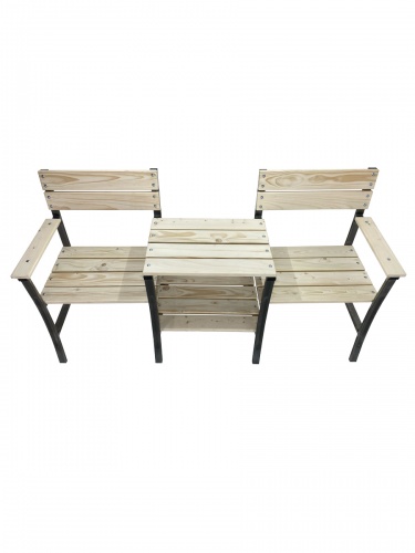 Скамейка садовая МФ-7 Дуэт неокрашенный