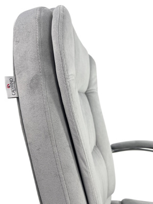 Кресло с регулировкой высоты Calviano Bravo серый велюр 