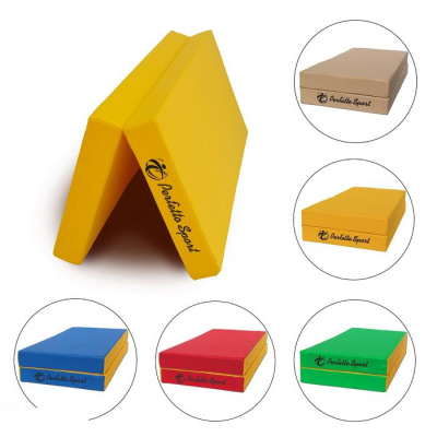 Мат №3 100 х 100 х 10 складной Perfetto Sport красно желтый