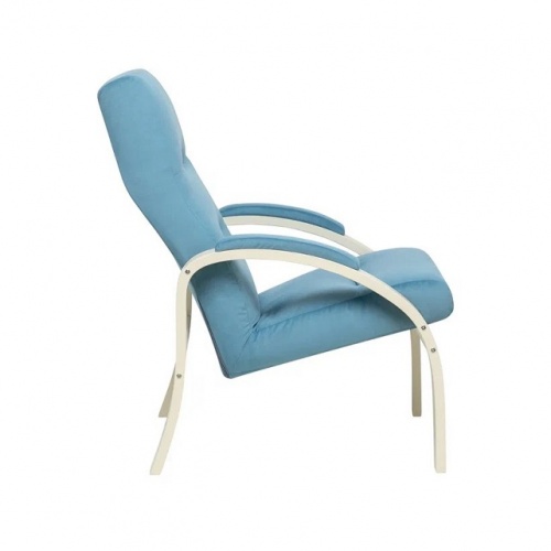 Кресло Leset Лион слоновая кость Velur V47 