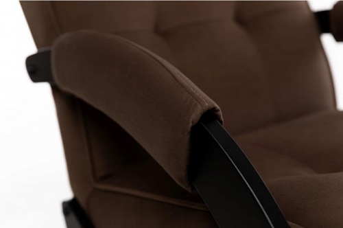 Кресло-маятник Leset Хилл венге Velur V23