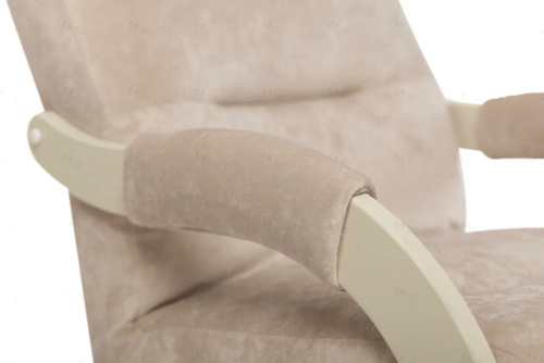 Кресло-маятник Leset Альва слоновая кость Crash lux 3