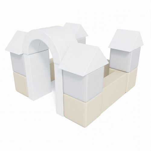 Мягкий комплекс Замок ДМФ-МК-19.07.01 серый-бежевый