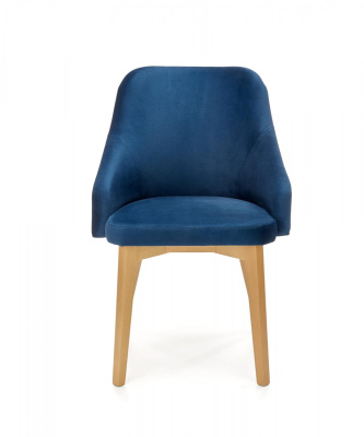 Стул HALMAR TOLEDO 2 Monolith 77 синий дуб медовый 