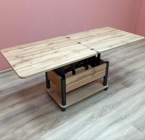 Стол-трансформер Джокер дуб вотан черный 