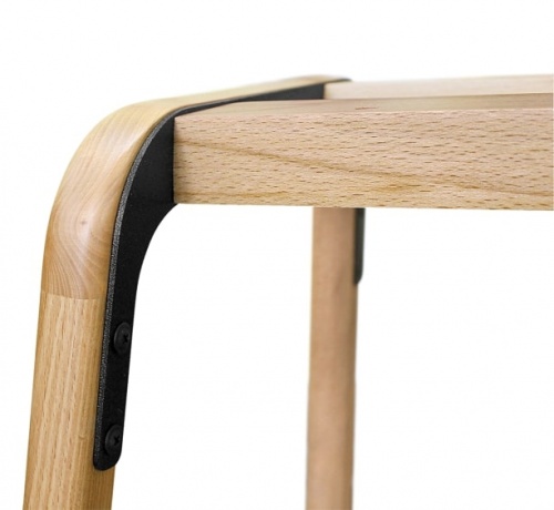 Стул барный Sheffilton SHT-ST29-C1/S94 оливковый прозрачный лак черный 