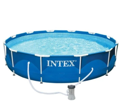 Бассейн каркасный Intex Metal Frame с фильтр-насосом 366x76 см (28212)