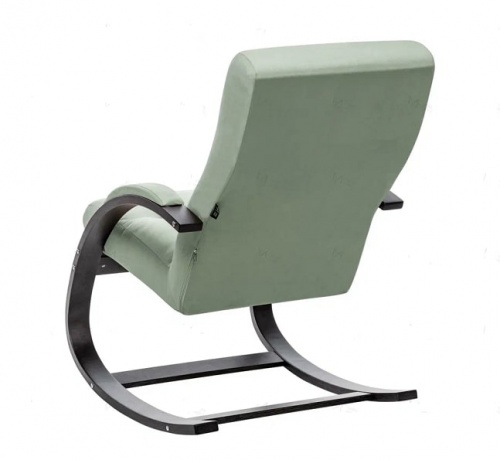 Кресло-качалка Leset Милано венге текстура Velur V14