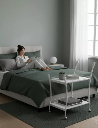 Стол сервировочный Марко белый 