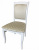 Стул МДК-265 Роми Эмаль белая Яра капучино 