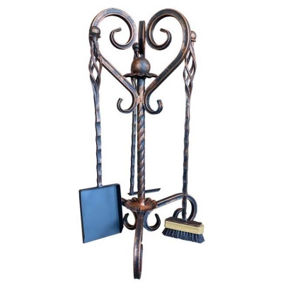 Каминный набор Ваза бронза