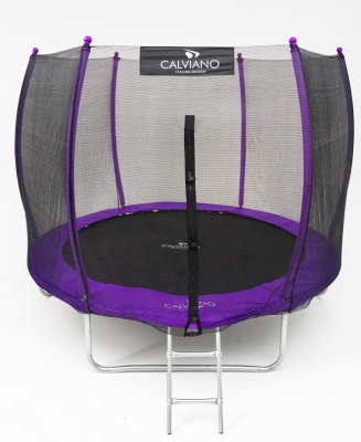 Батут с защитной сеткой Calviano 312 см 10ft OUTSIDE master purple