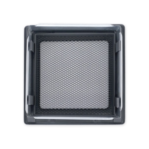 Вентиляционная решетка темно-серый 17х17 