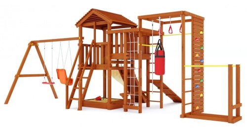 Детская спортивная площадка для дачи Савушка Мастер 3 Семейная