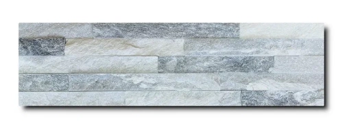 Панель Кварцит Бело-серый 600х150мм 