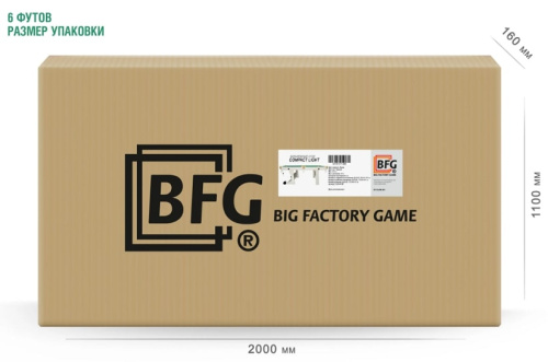 Бильярд BFG Compact Light 6 серый