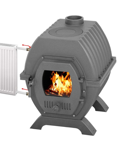 Отопительная печь Везувий ТРИУМФ 180 с теплообменником