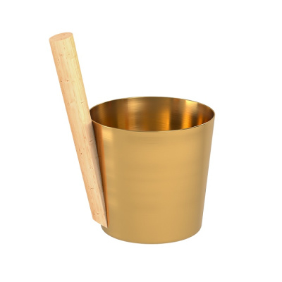 Шайка EVEREST 5л алюминий GOLD (TG-51)