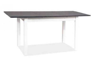 Стол обеденный SIGNAL HORACY 100 антрацит/белый мат 