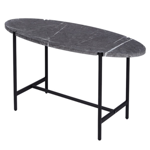 Стол журнальный МеталлАрт М025 черный мрамор 