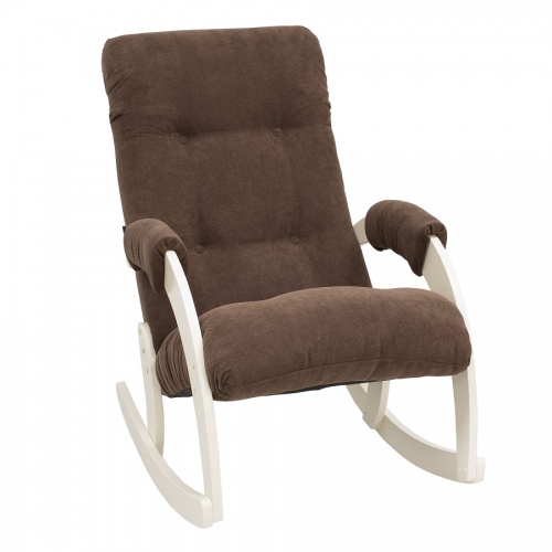 Кресло-качалка Модель 67 Verona Brown сливочный
