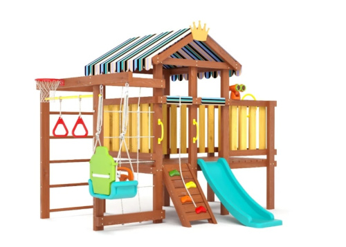 Детская спортивная площадка для дачи Савушка Baby Play 6 (Priority)