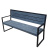 Скамейка садовая Мастер 9 графит Скамейка садовая Мастер 9 графит