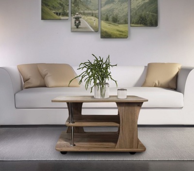 Стол журнальный СН-119.01-02 Либерти-2 дуб крафт серый 