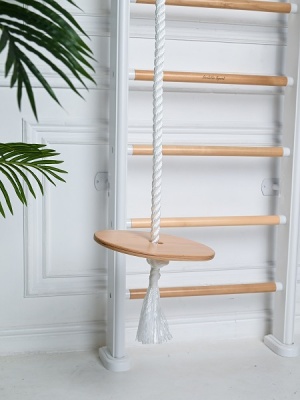 Детский спортивный комплекс Perfetto sport Scala in legno bianco-naturale PS-112