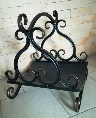 Дровница с ручкой