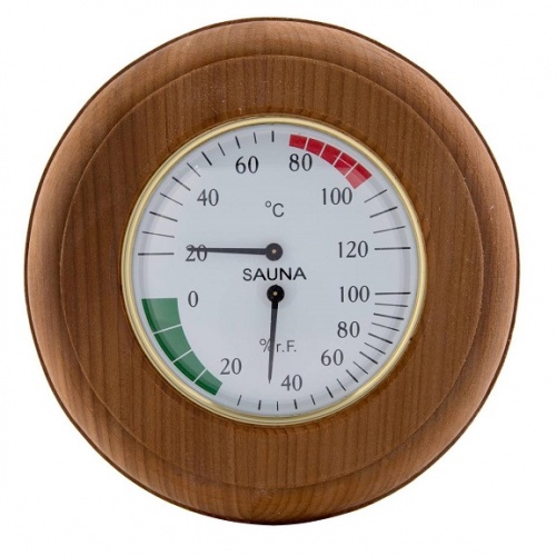 Термометр-гигрометр круг