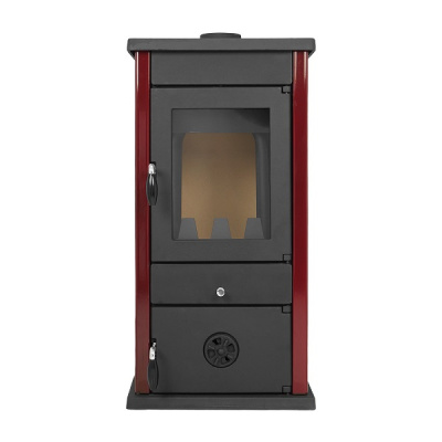 Печь-камин MBS THERMO VESTA PLUS DARK RED