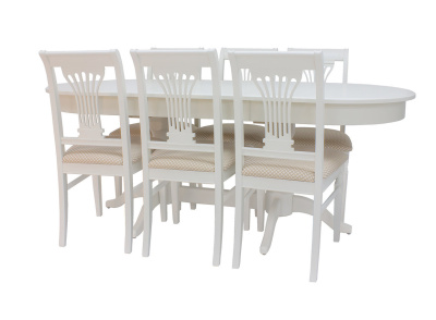 Стол обеденный Leset Каролина слоновая кость 