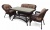 Комплект плетеной мебели T130Br LV520BB-Brown Beige