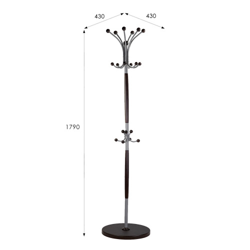 Вешалка напольная Д 1 Декарт венге 